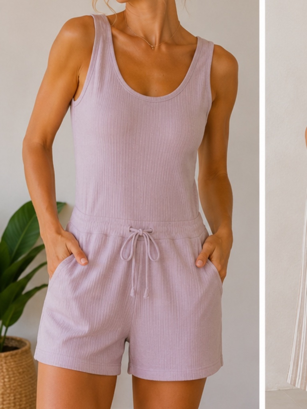 Mauve Romper by Noise - Small